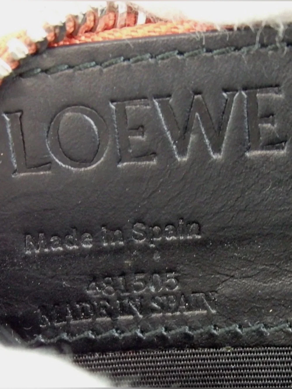 Loewe Anagram Leather Zip Around Wallet 🤩🧡